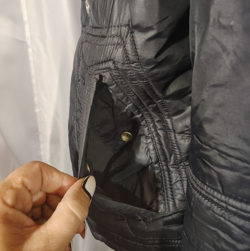 Diesel Light Weight Jacket, Nordstrom's Women ,ZipUp, Black, Zip Pckts, XXL - Picture 8 of 16